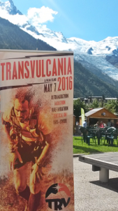 Transvulcania: Werbung am Mont Blanc. Foto: Cabildo