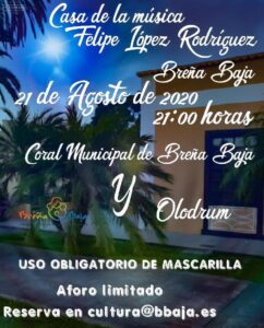 Konzert des Stadtchors von Breña Baja und Olodum