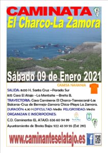 Wanderung El Charco – La Zamora