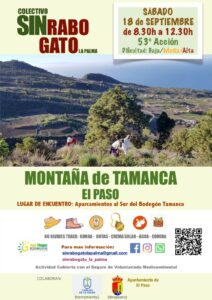 Freiwilligenaktion zur Entfernung des Rabogato Montaña de Tamanca El Paso